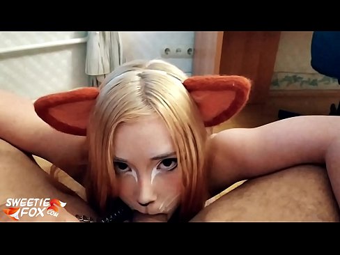 ❤️ Kitsune traga o pau e corre na súa boca ️❌ Porno de calidade en nós